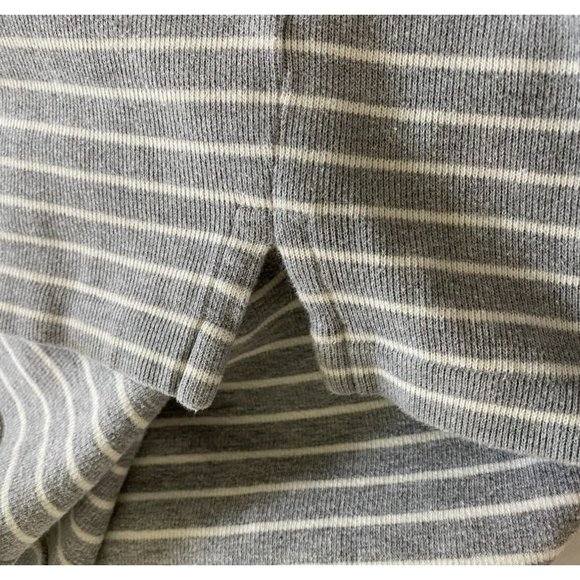 Polo Ralph Lauren Gray & White Striped Cotton Pullover Sweater XXL Preppy Career - Picture 6 of 12